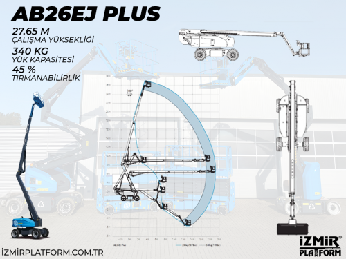 Ak�l� Eklemli Manlift 28 Metrelik